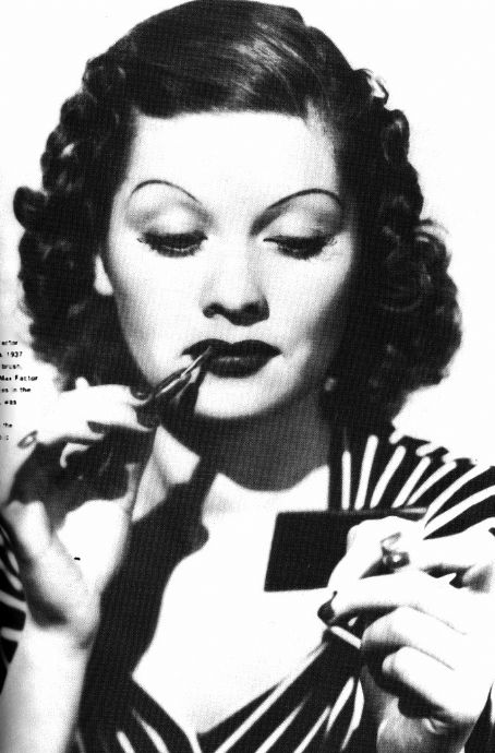 Lucille Ball Max Factor lipstick ad c 1930s